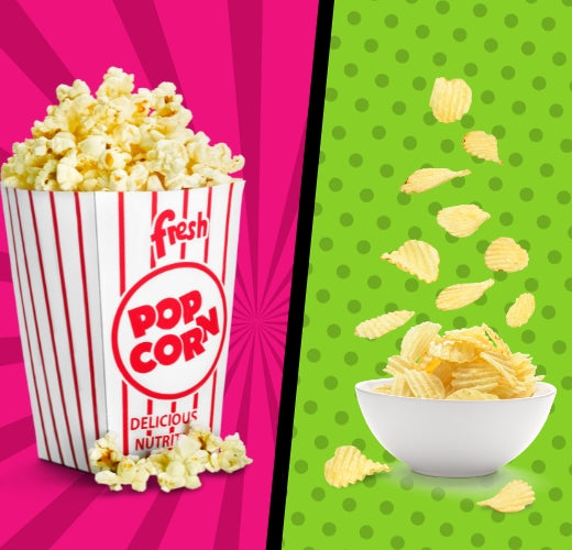 Popcorn vs. Chips: The Ultimate Snack Battle! 🍿🥊🥔