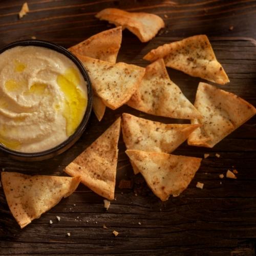 <transcy>Vegan Maple BBQ Seasoned Pita Bread Crisps</transcy>