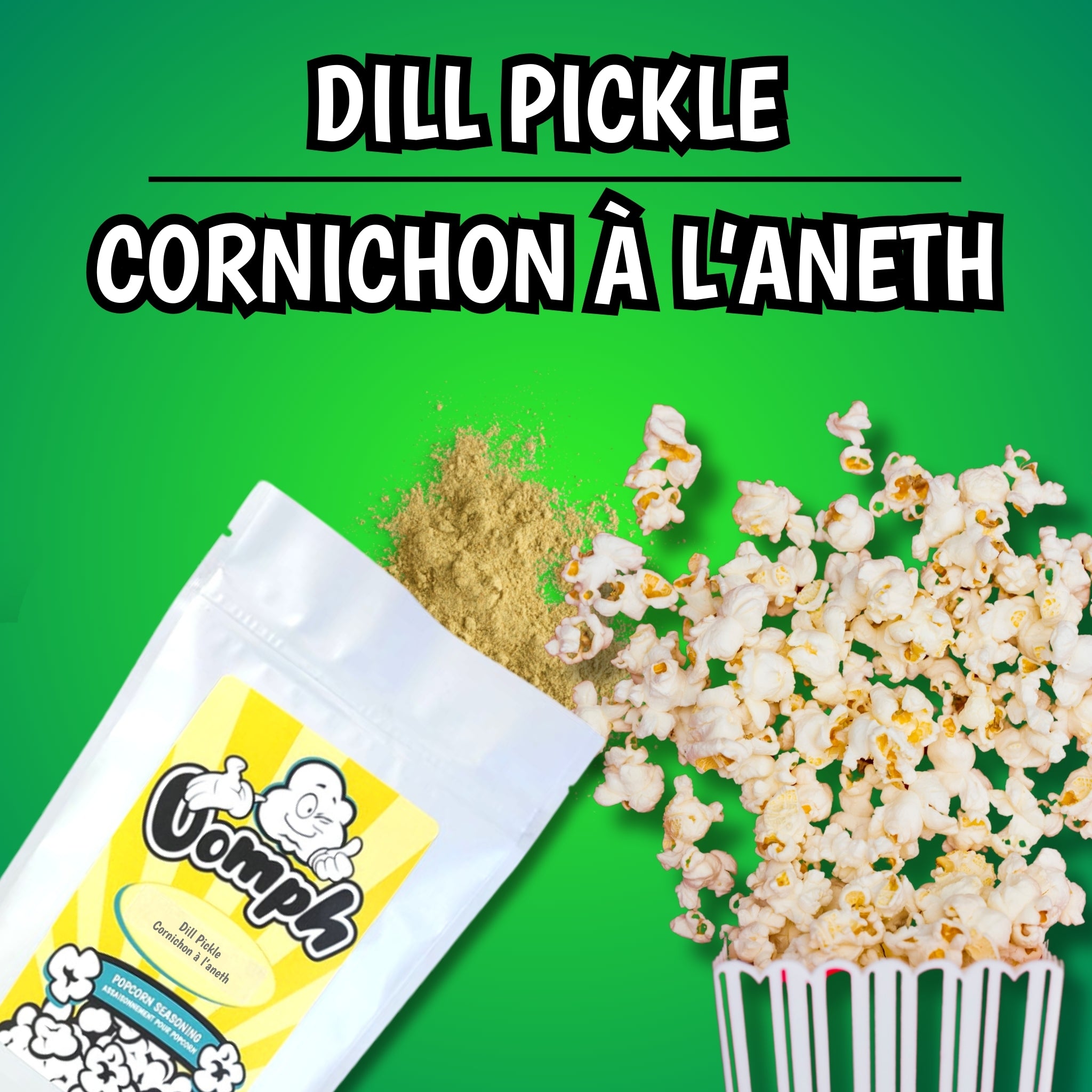 CORNICHON À L'ANETH - Assaisonnement pour popcorn