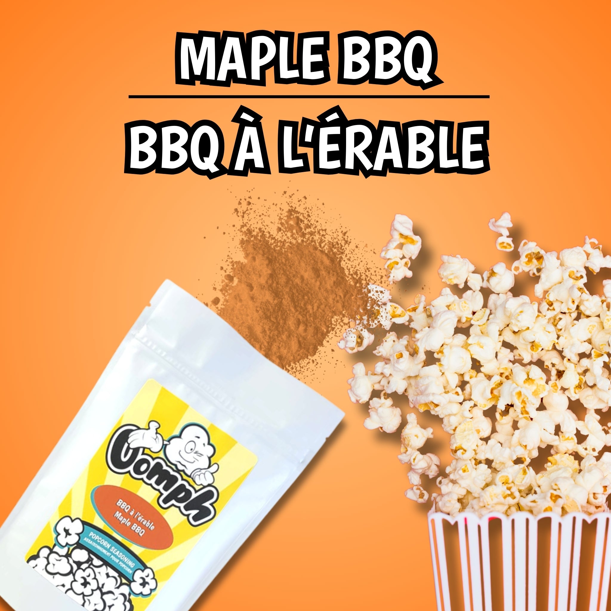 BBQ À L’ÉRABLE - Assaisonnement pour popcorn