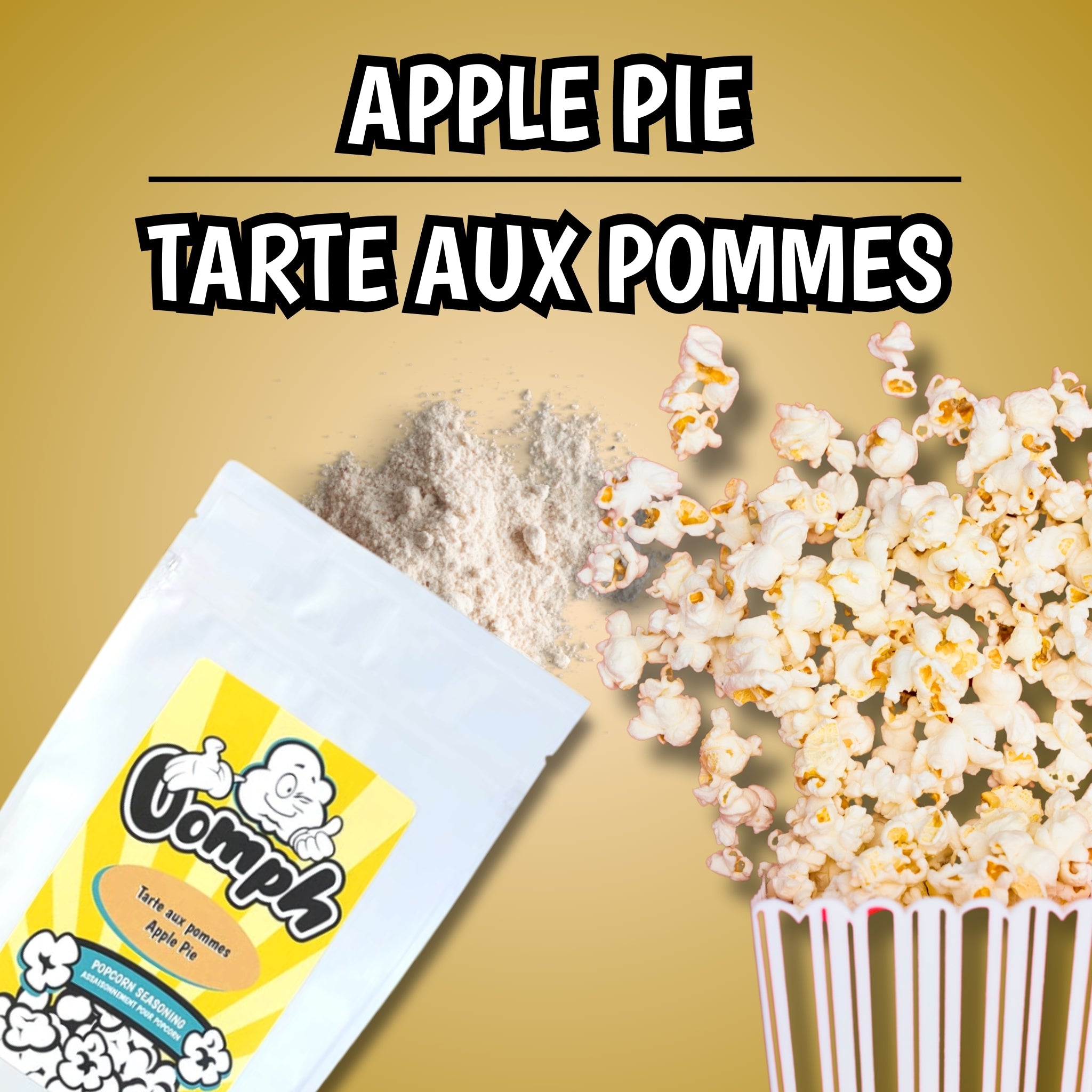 TARTE AUX POMMES - Assaisonnement pour popcorn